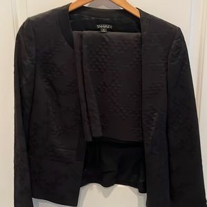 Black diamond pattern skirt suit. Barely worn